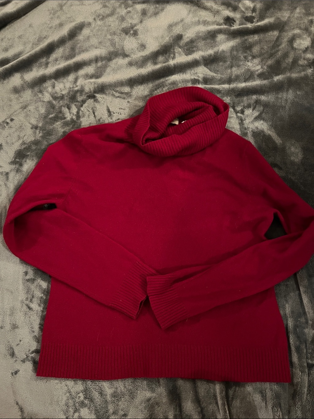 Lord & Taylor Women's Red Turtleneck Sweater
